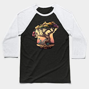 Surreal Tulip Bonsai Baseball T-Shirt